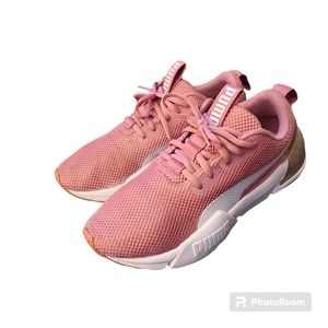 PUMA Soft FOAM+ Optium Comfort Pink and White Sneakers. Sz. 8 1/2.